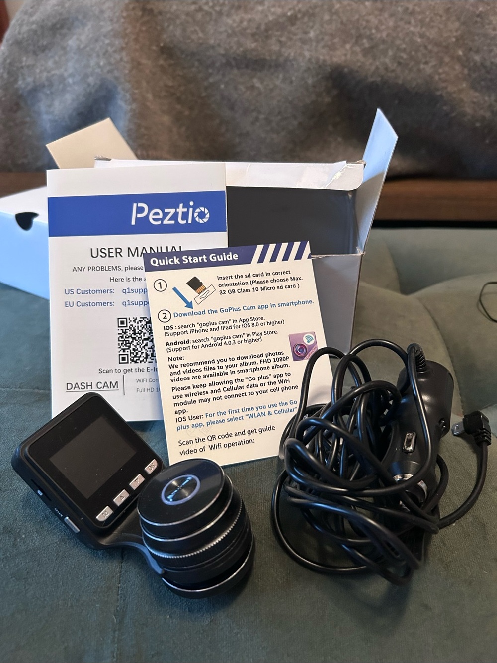 Pezto Dash Cam Bundle in Black